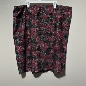 Stitchfix Truly Poppy Gila Cotton Blend Textured Lace Skirt Plus Size 2X